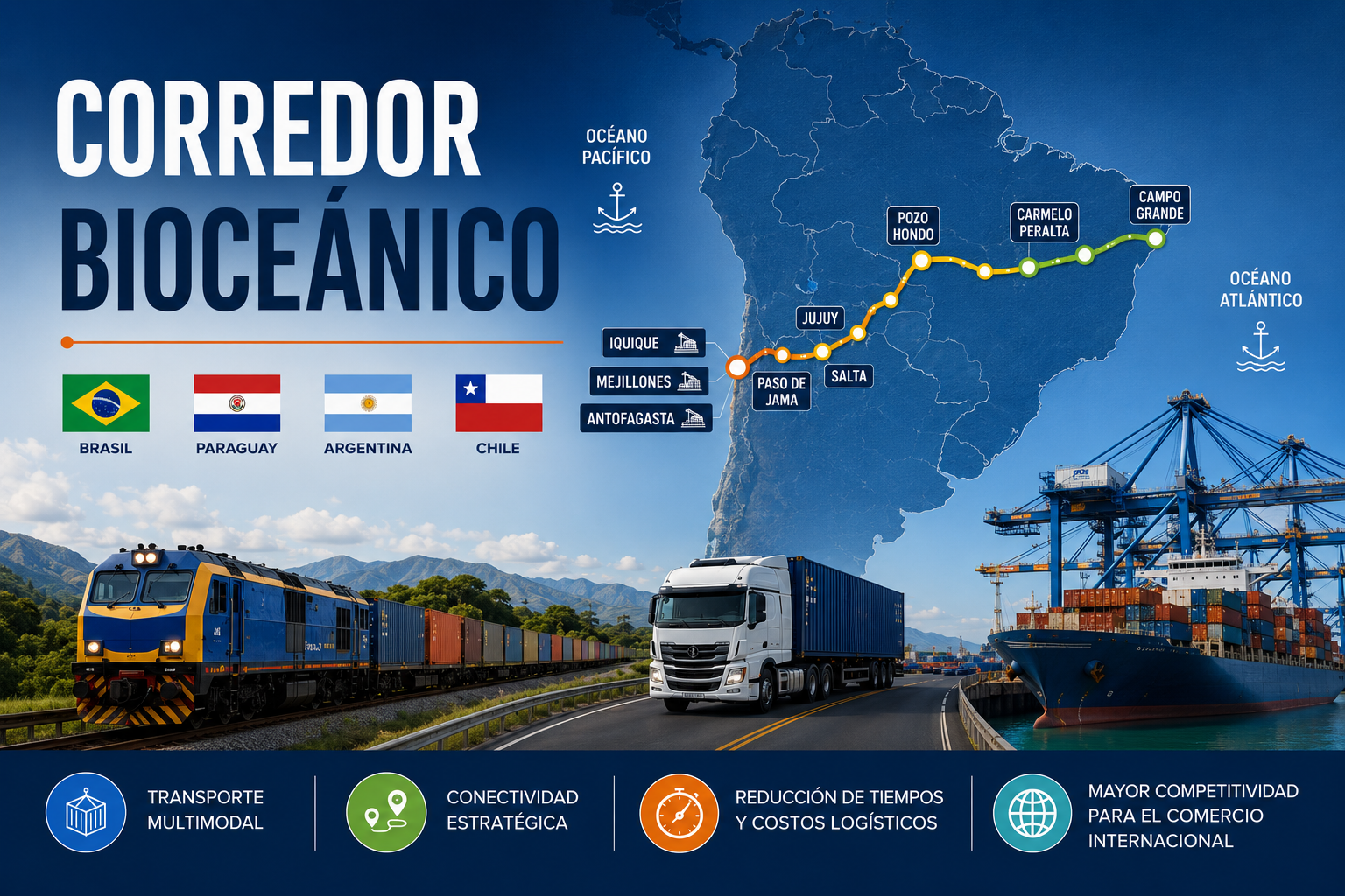Corredor Bioceánico-Un eje de integración regional