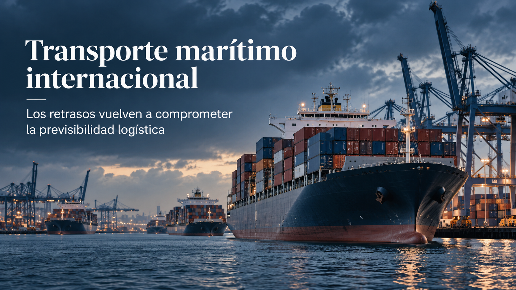 La puntualidad marítima mundial vuelve a retroceder